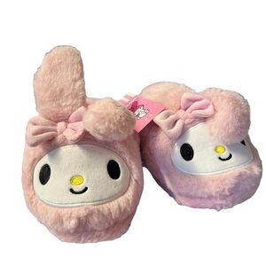 My Melody NWT Women’s Pink Plush Slippers Sz 7/8